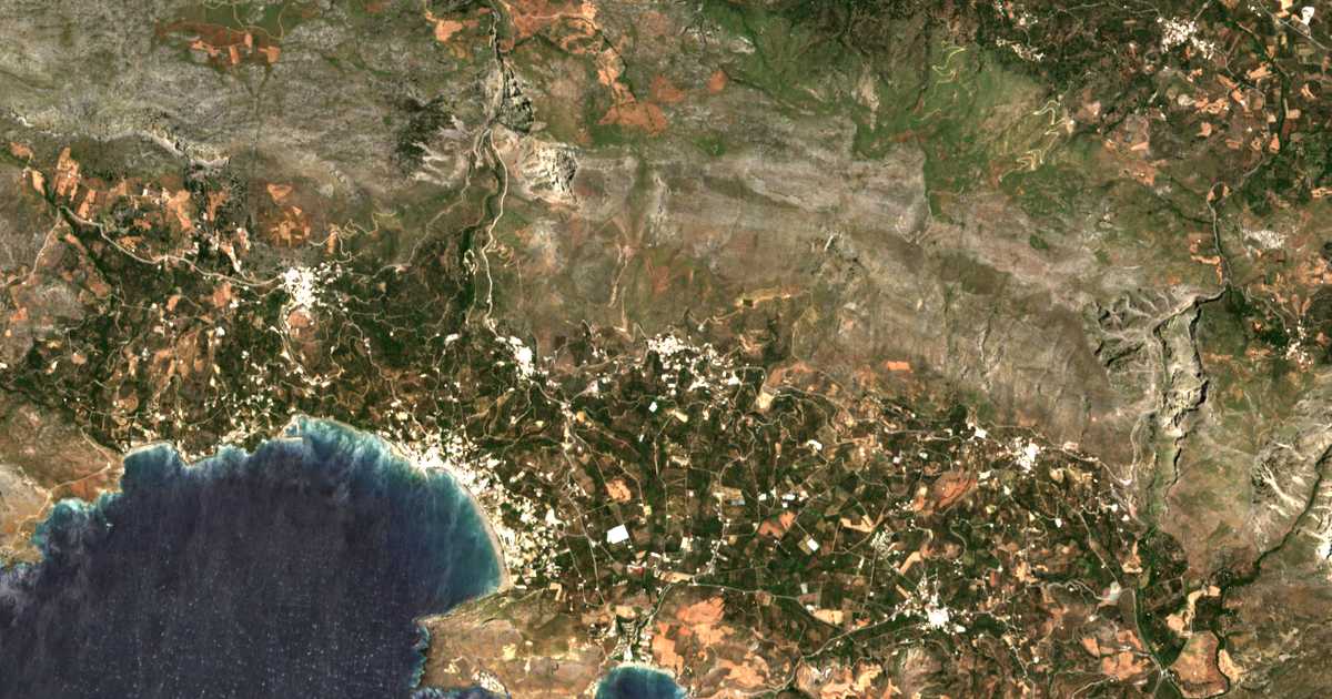 Carte satellite de Marioú