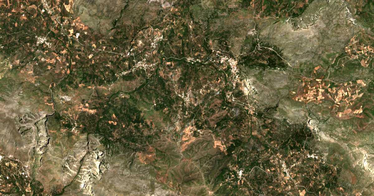 Carte satellite de Mourné