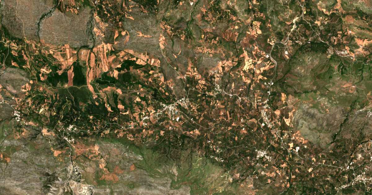 Carte satellite de Palaióloutra