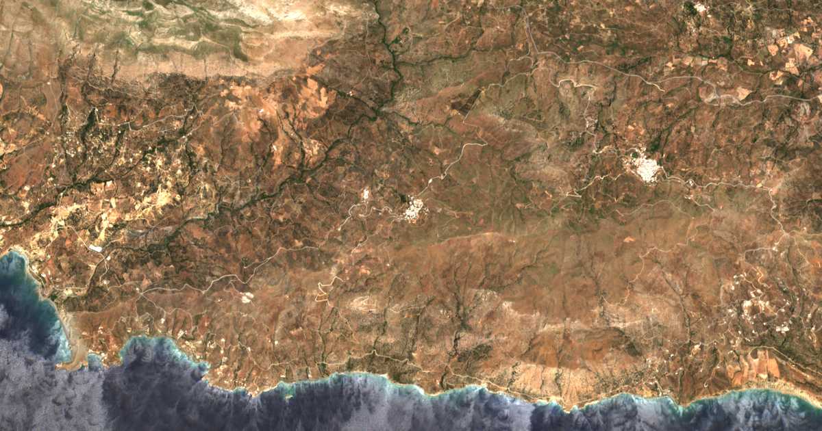 Carte satellite de Saktoúria