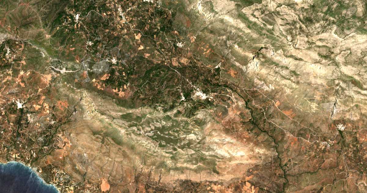 Carte satellite de Vrýses