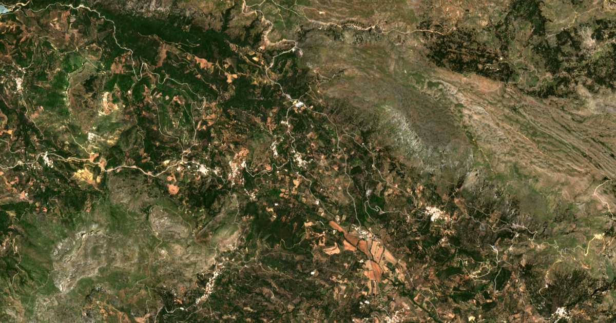 Carte satellite de Kalógeros
