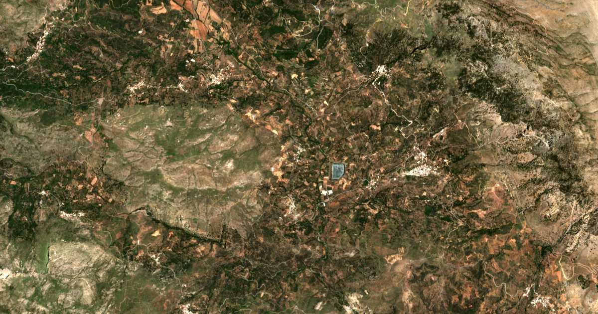 Carte satellite de Lampiótes