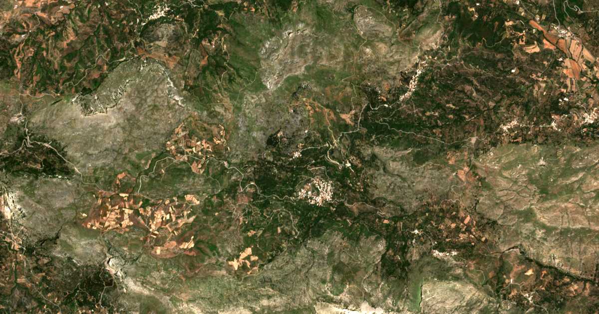 Carte satellite de Mesonísia