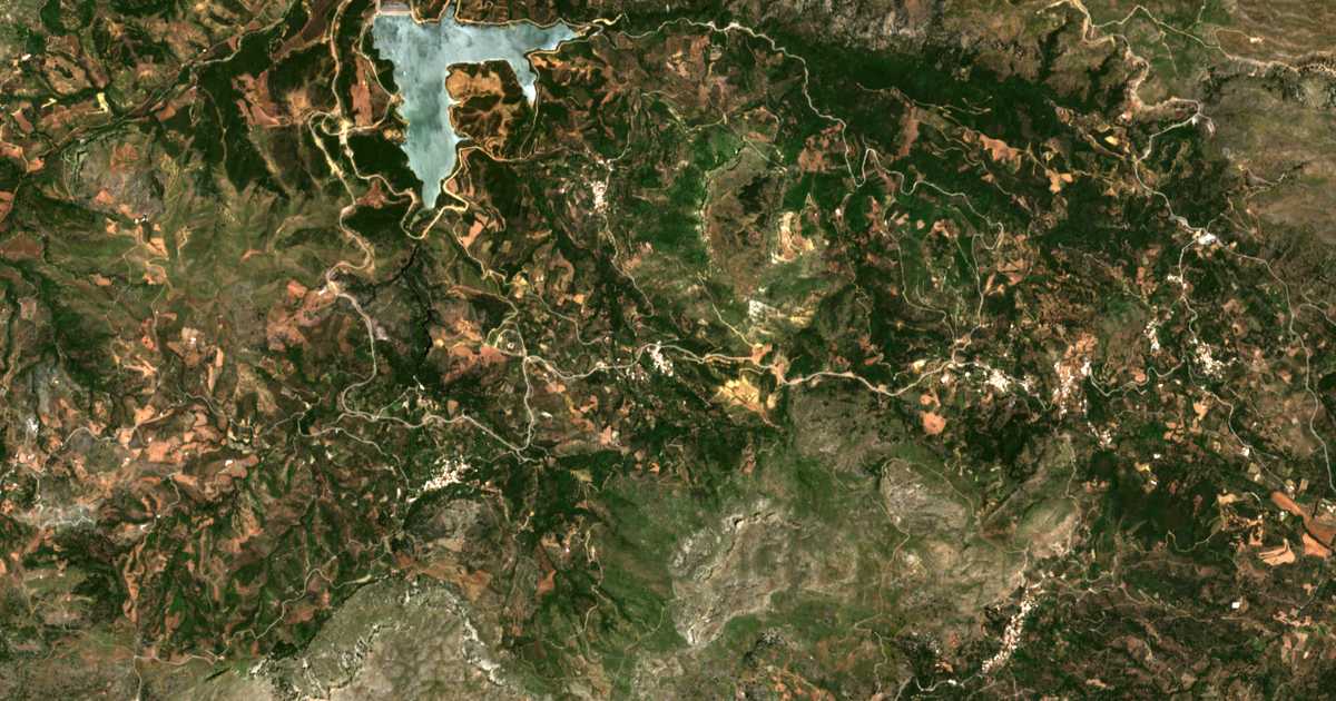 Carte satellite de Pantánassa