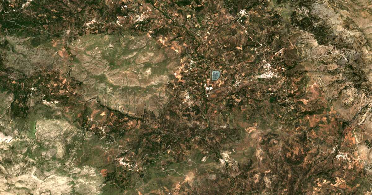 Carte satellite de Petrochóri