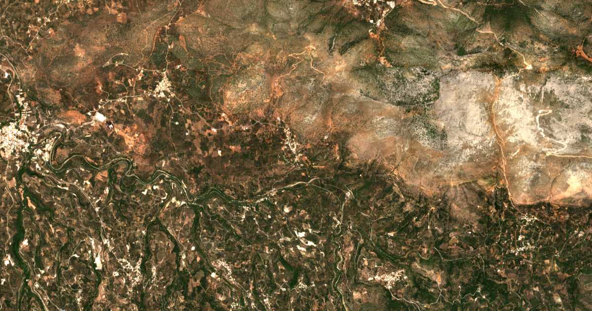 Carte satellite de Agiá