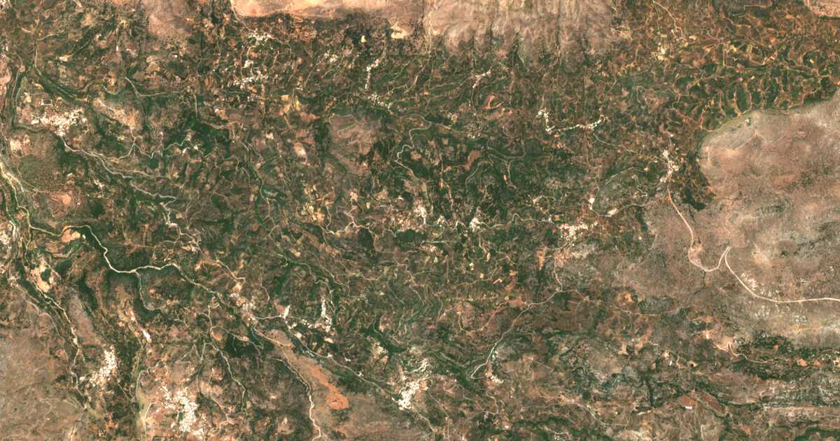 Carte satellite de Agrídia