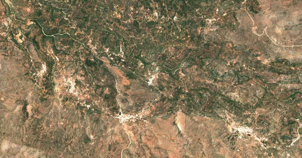 Carte satellite de Axós