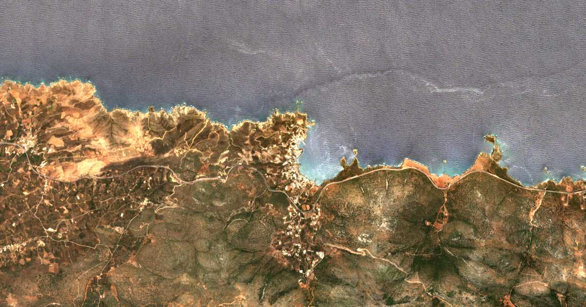 Carte satellite de Balí