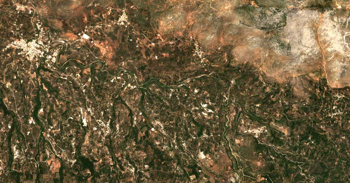 Carte satellite de Dafnédes