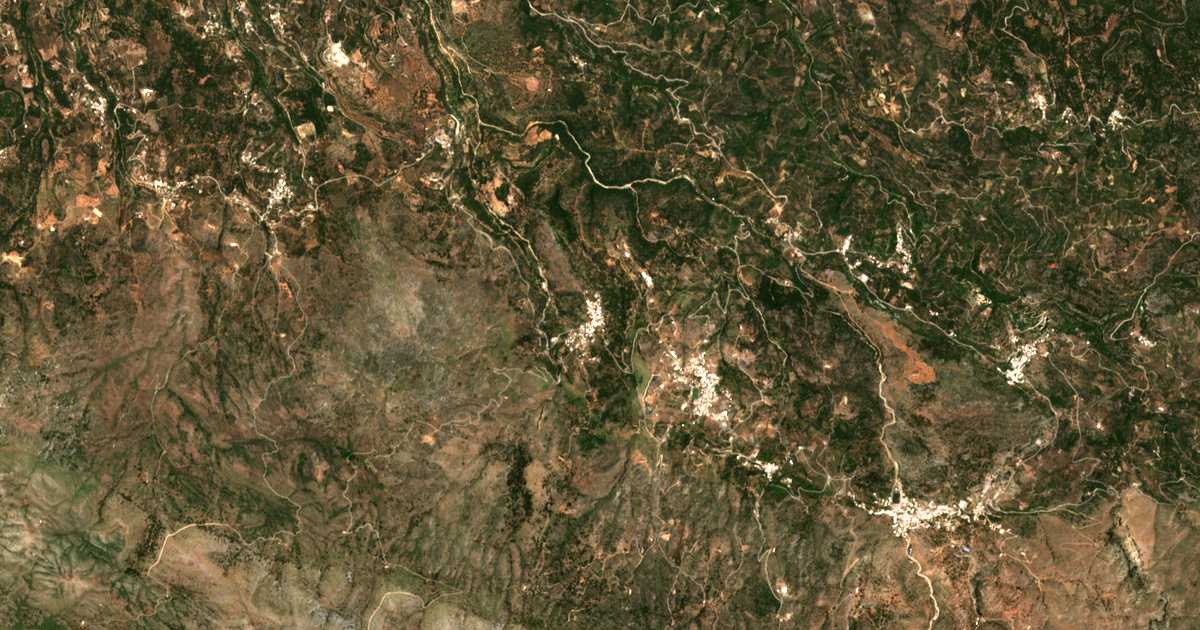 Carte satellite de Kályvos