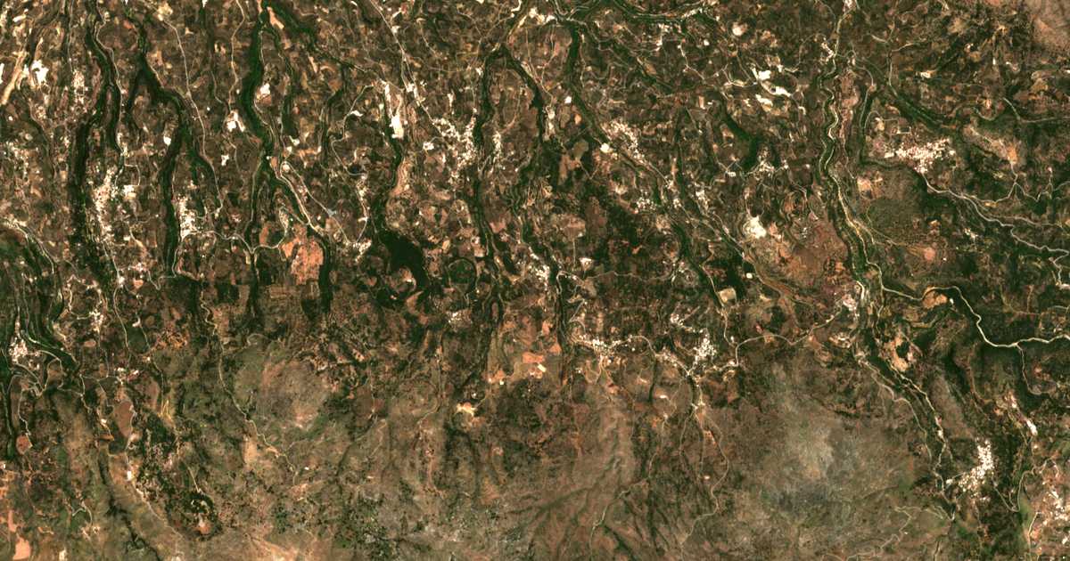 Carte satellite de Keramotá