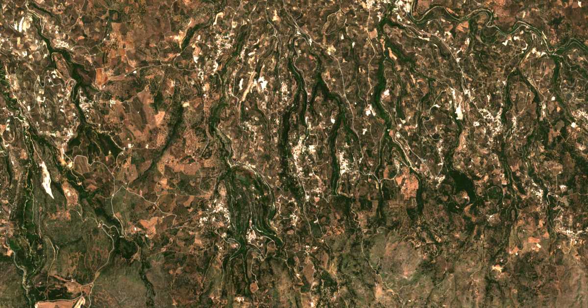 Carte satellite de Margarítes