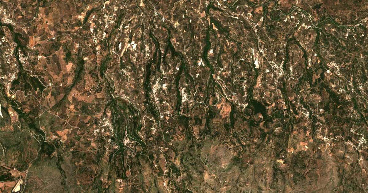 Carte satellite de Orthés