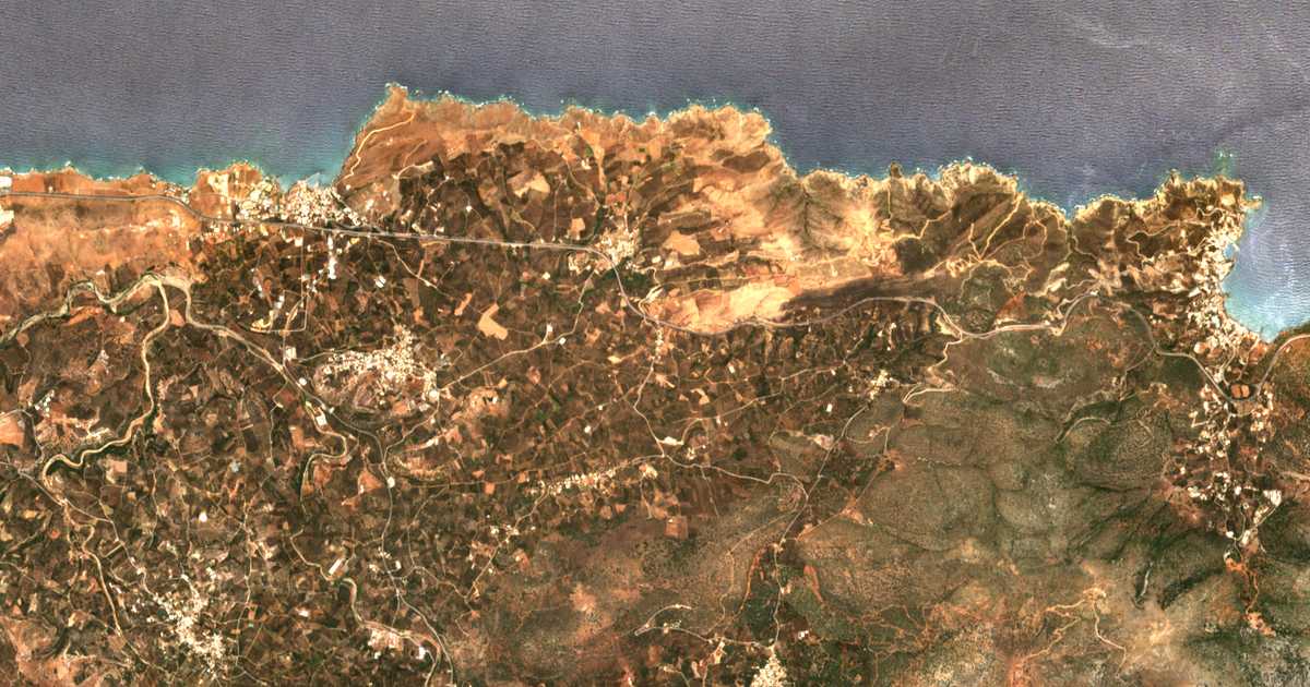Carte satellite de Siripidianá