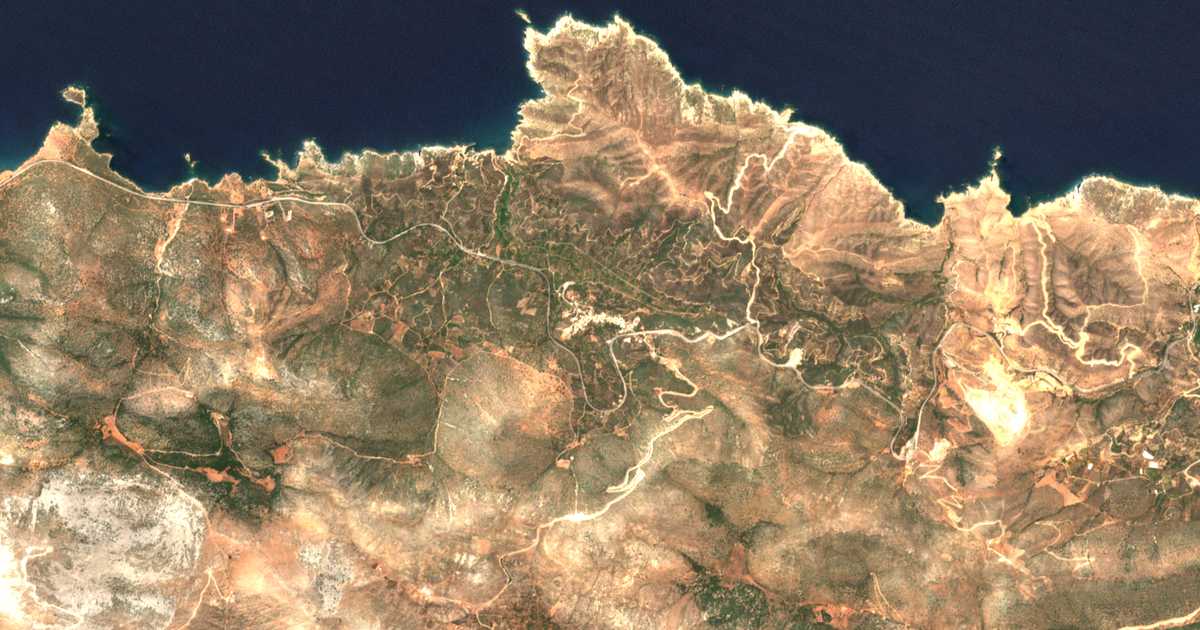 Carte satellite de Síses