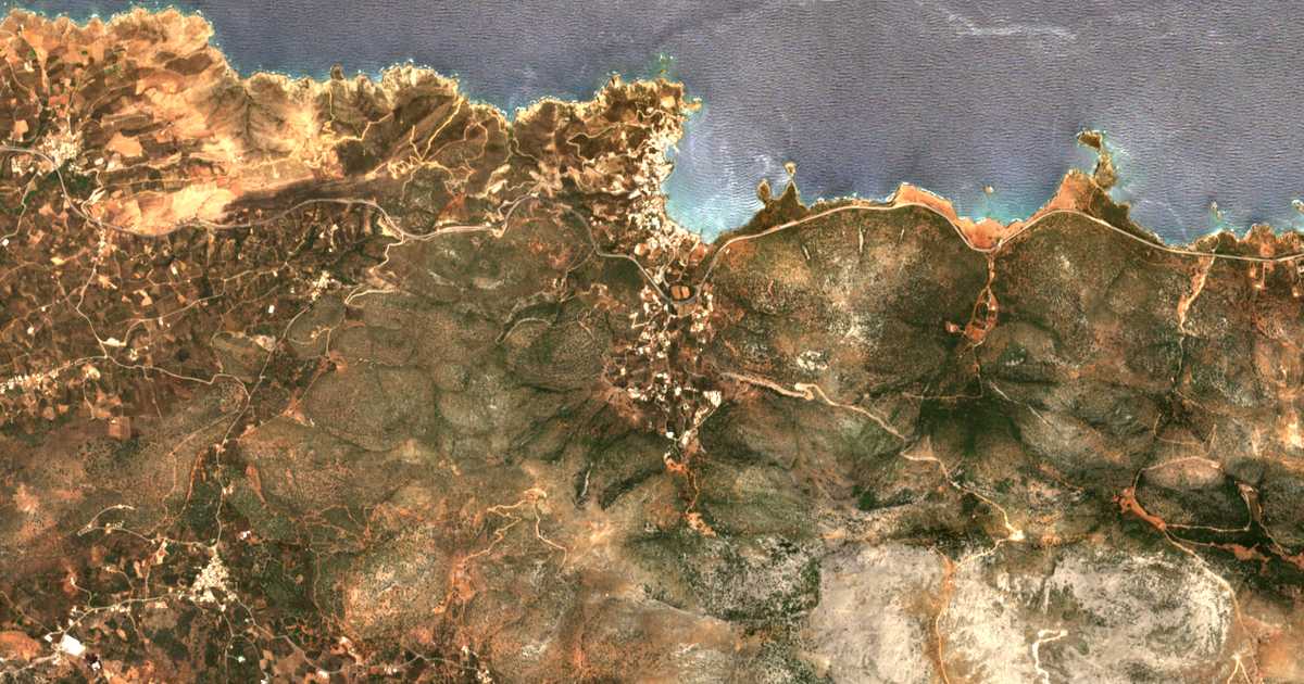 Carte satellite de Vlycháda