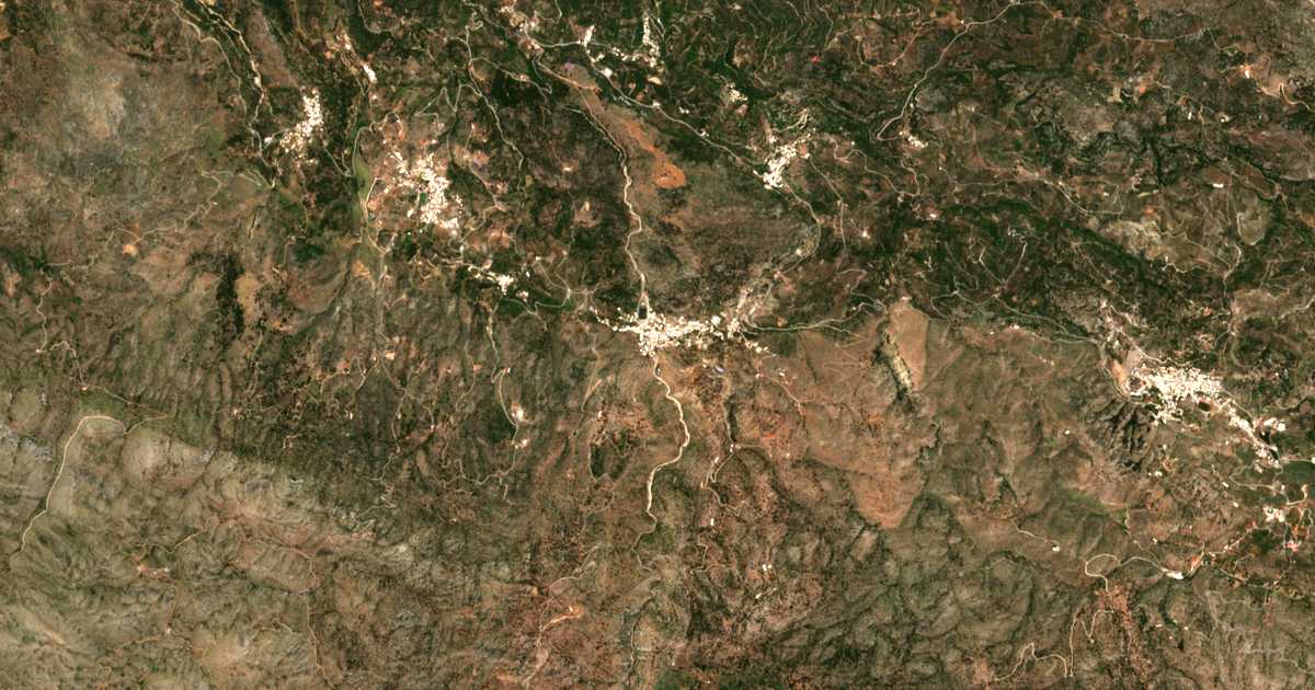 Carte satellite de Zonianá