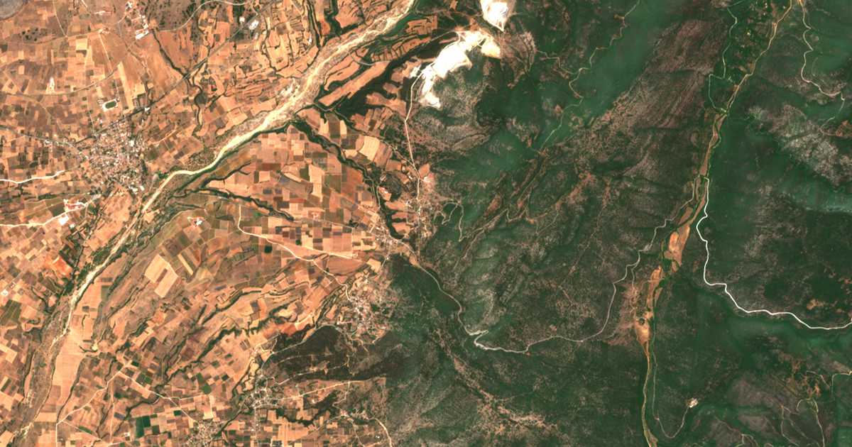 Carte satellite de Agorá