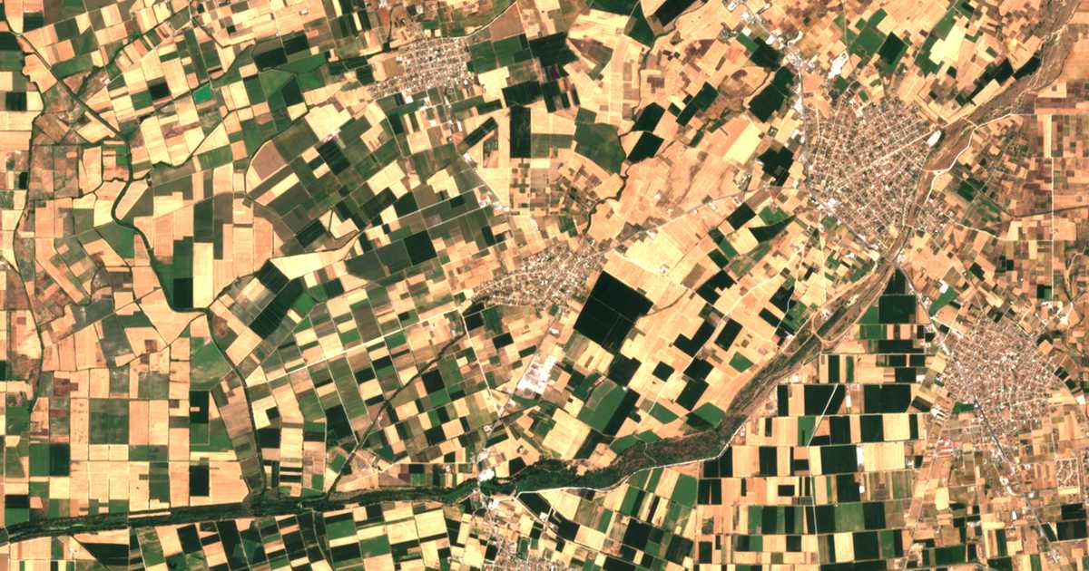 Carte satellite de Fteliá