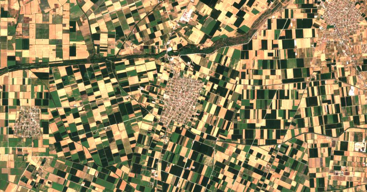 Carte satellite de Kalambáki