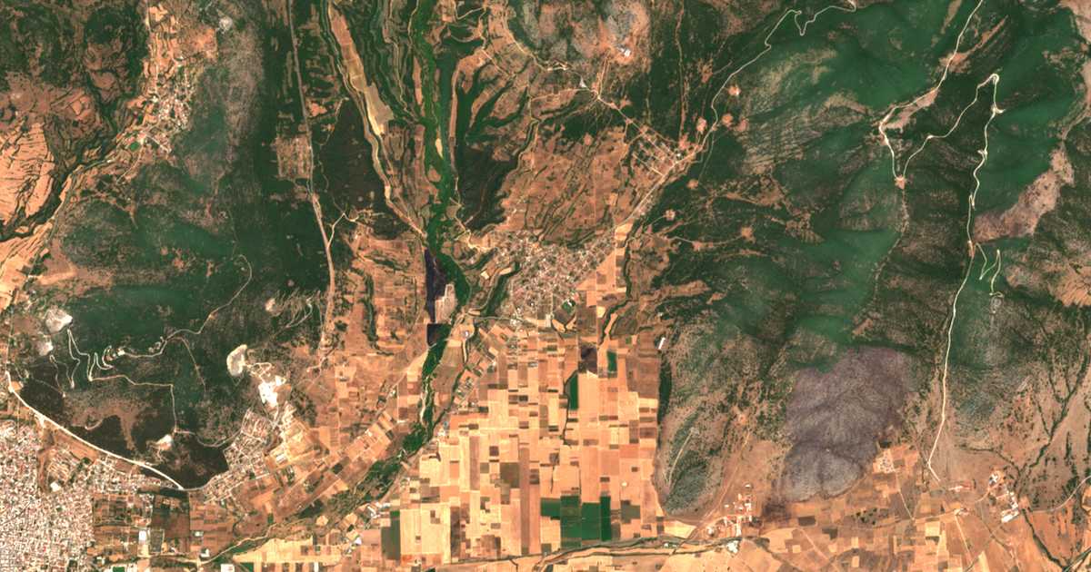 Carte satellite de Kallífytos