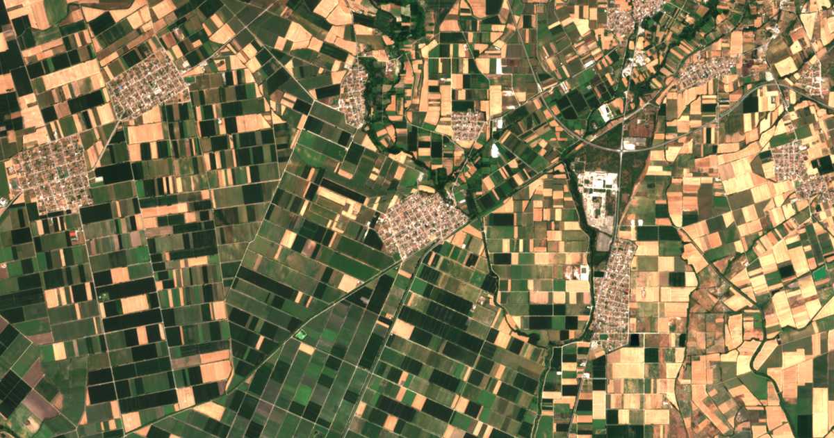 Carte satellite de Kalós Agrós