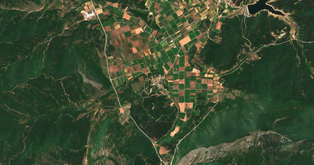 Carte satellite de Chrysokéfalos
