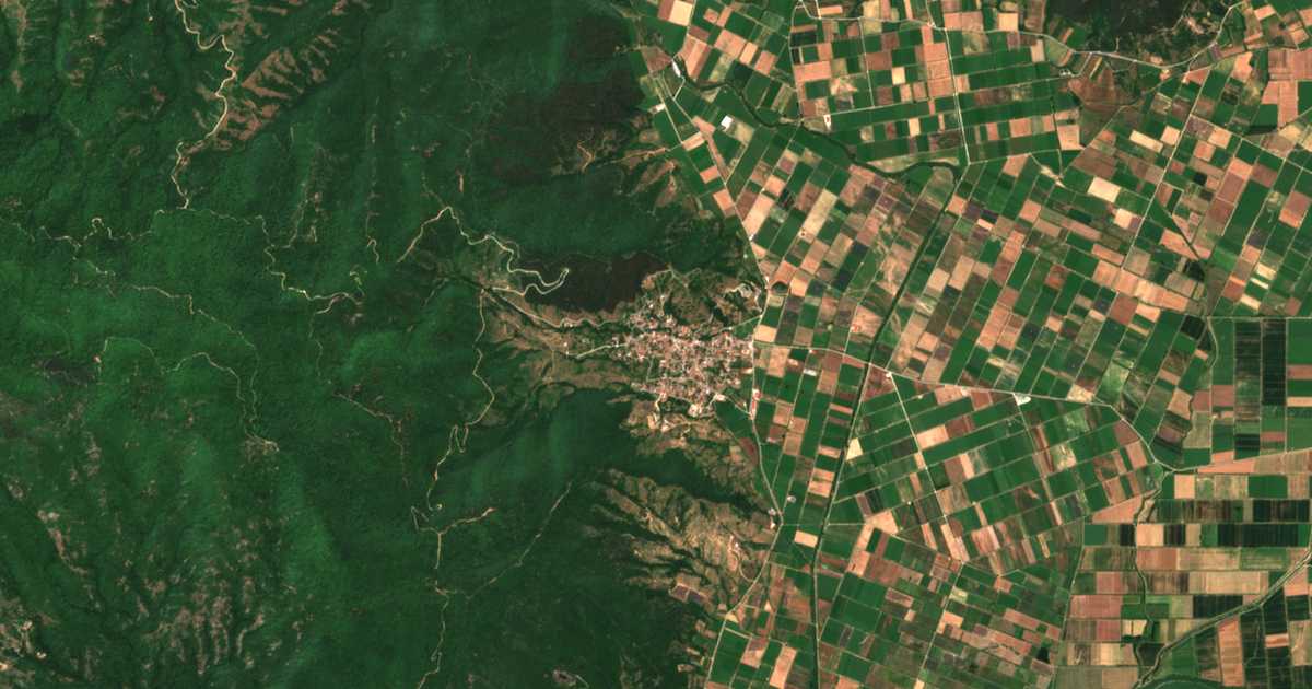 Carte satellite de Perithóri