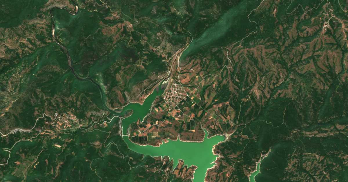 Carte satellite de Potamí