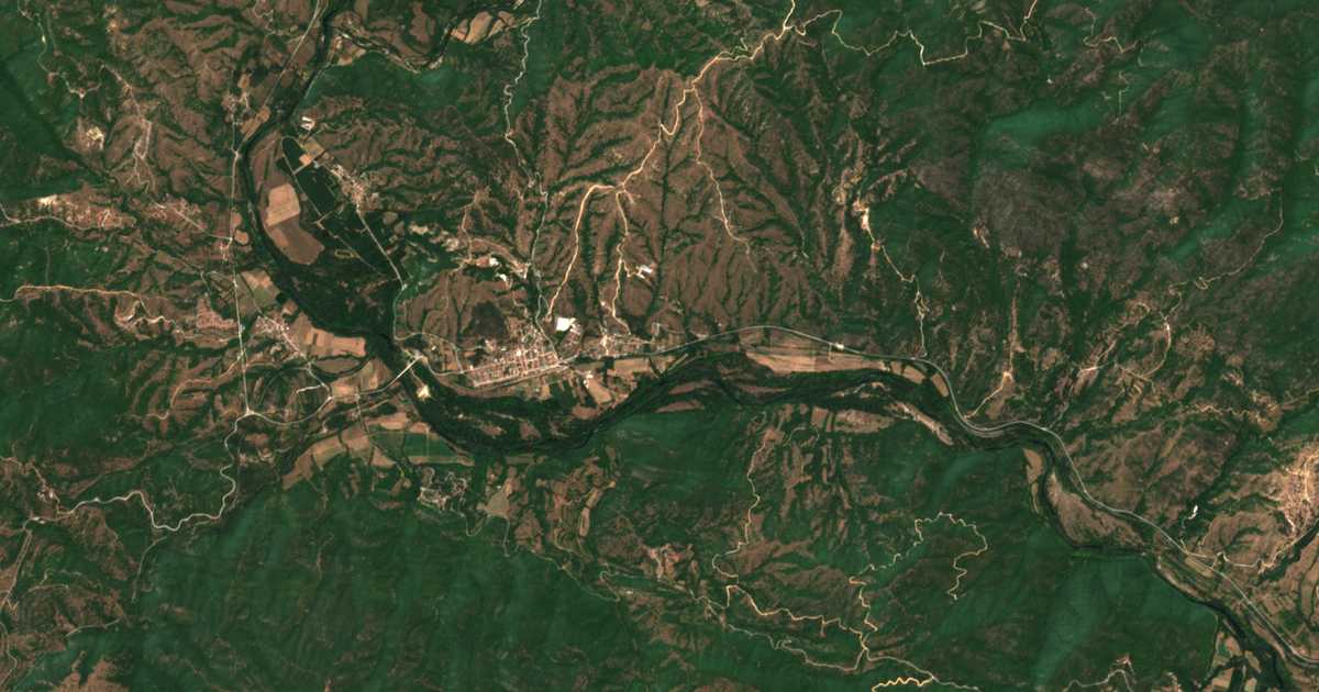 Carte satellite de Káto Thólos
