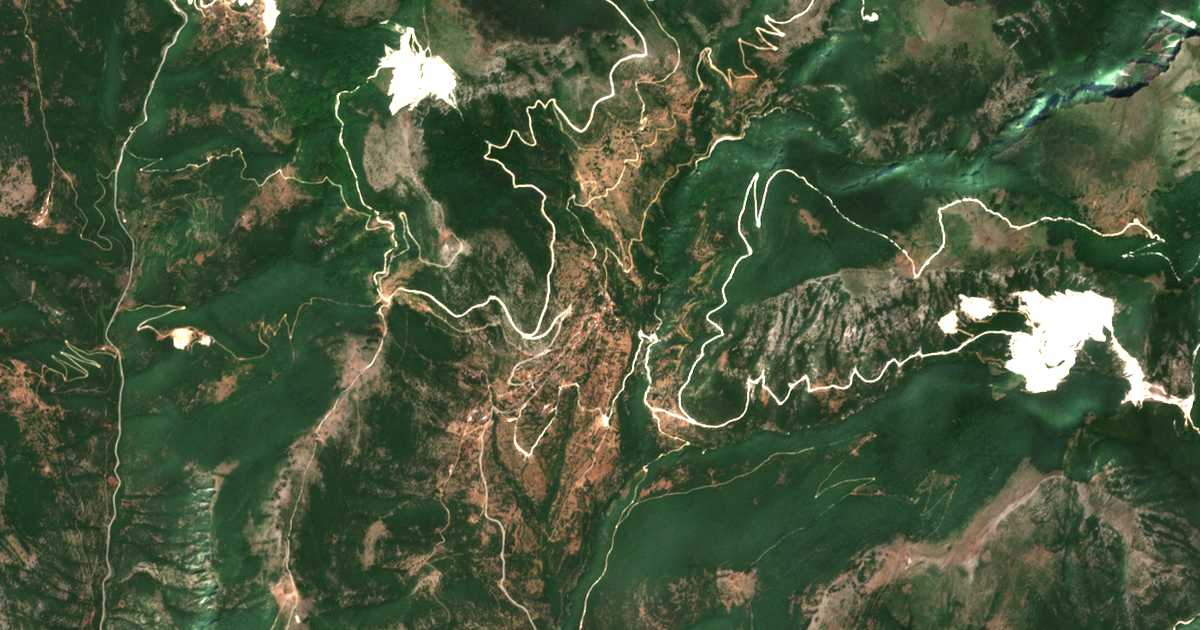 Carte satellite de Pýrgi