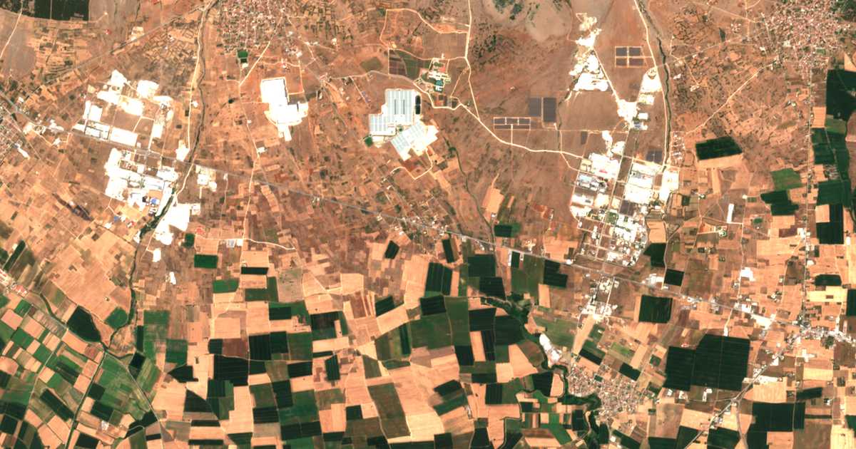 Carte satellite de Stavrós