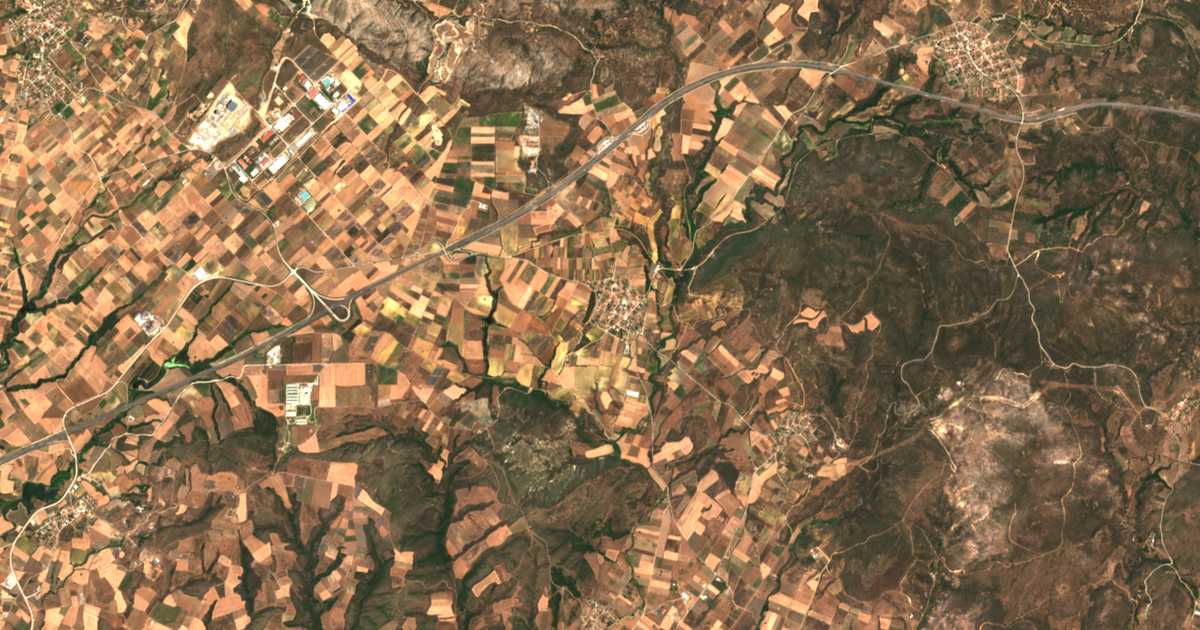 Carte satellite de Dorikó
