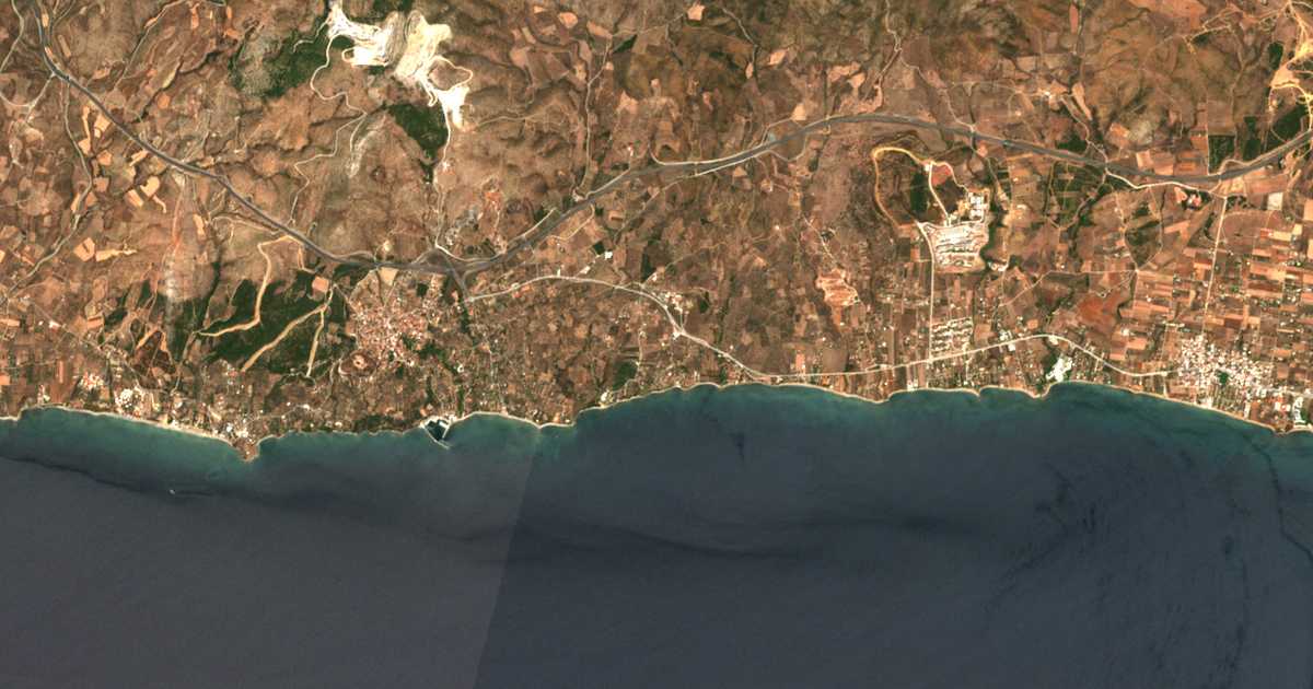Carte satellite de Énnato