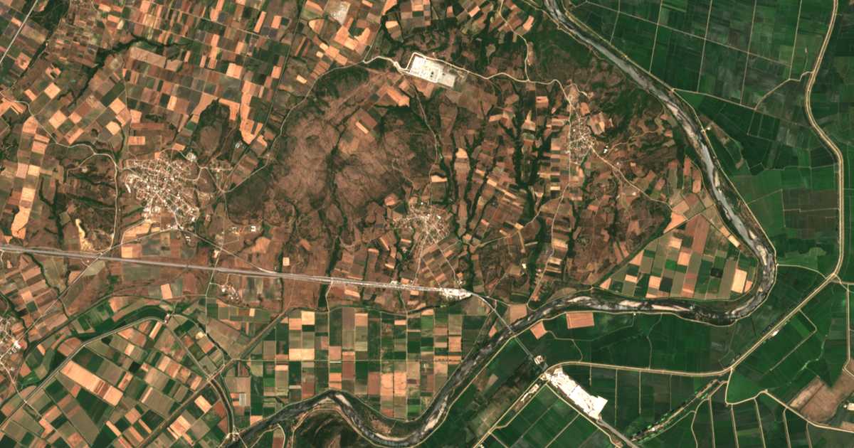 Carte satellite de Kípi