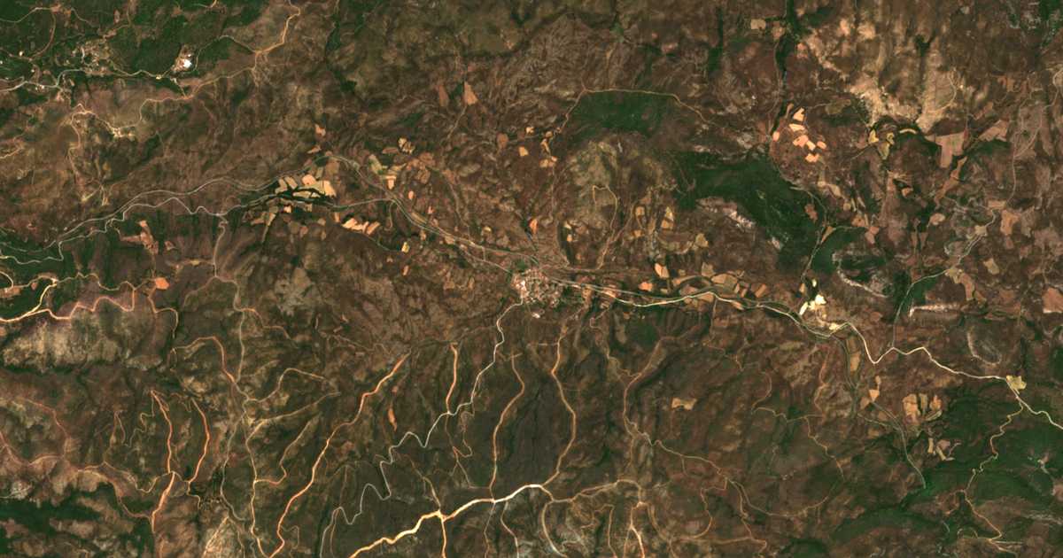 Carte satellite de Kírki