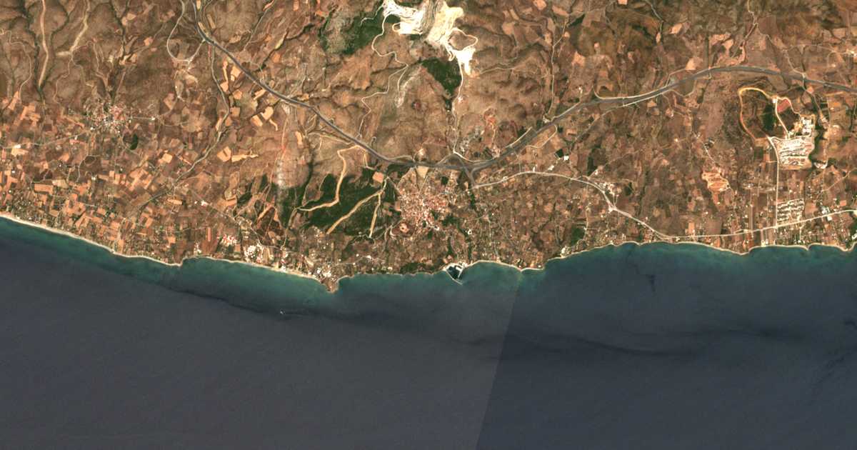 Carte satellite de Mákri