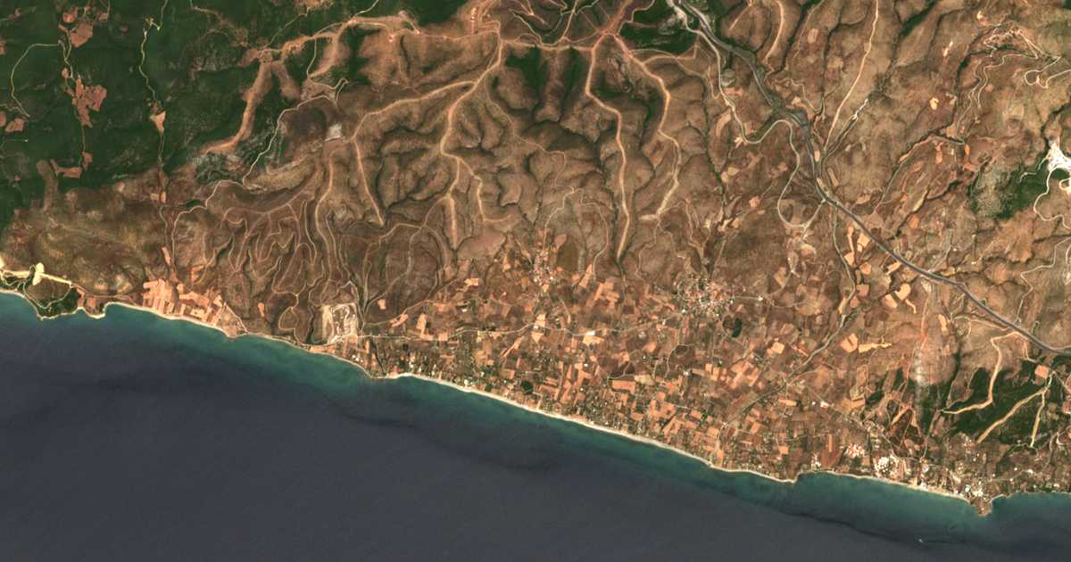 Carte satellite de Mesimvría