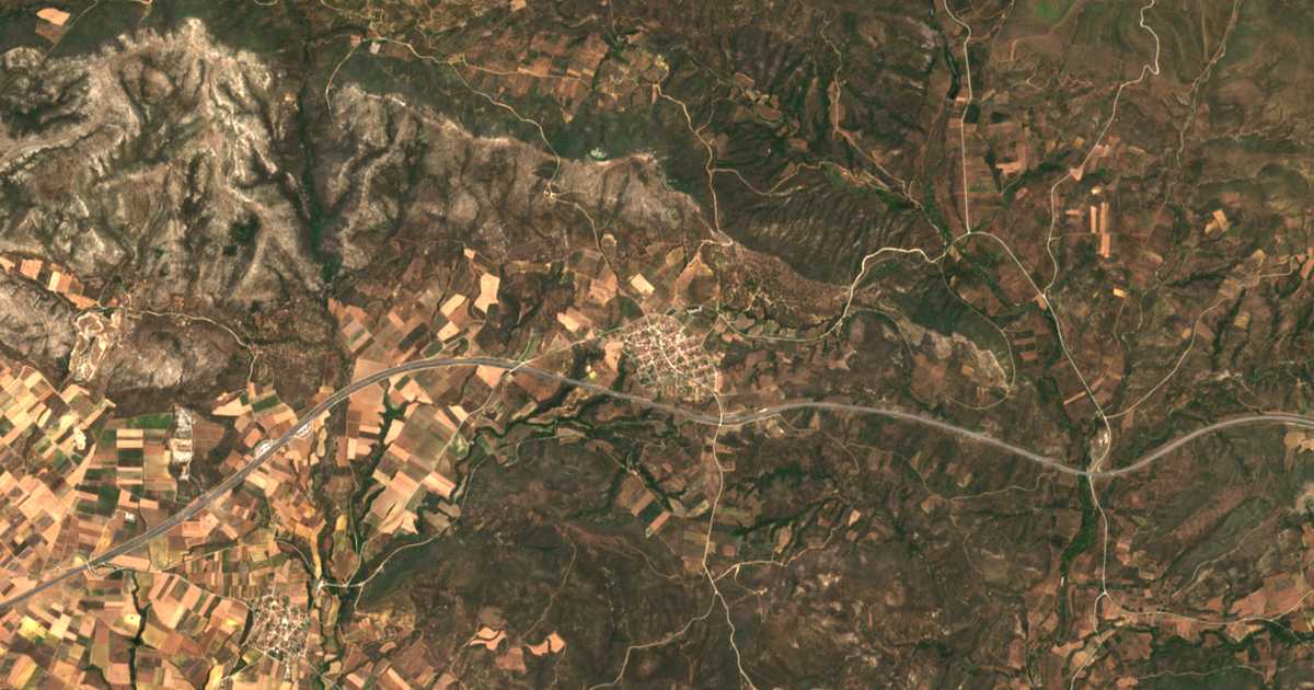 Carte satellite de Nípsa