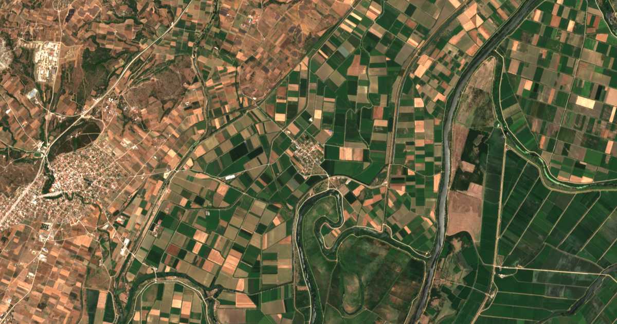 Carte satellite de Póros