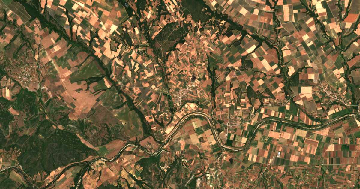 Carte satellite de Alepochóri