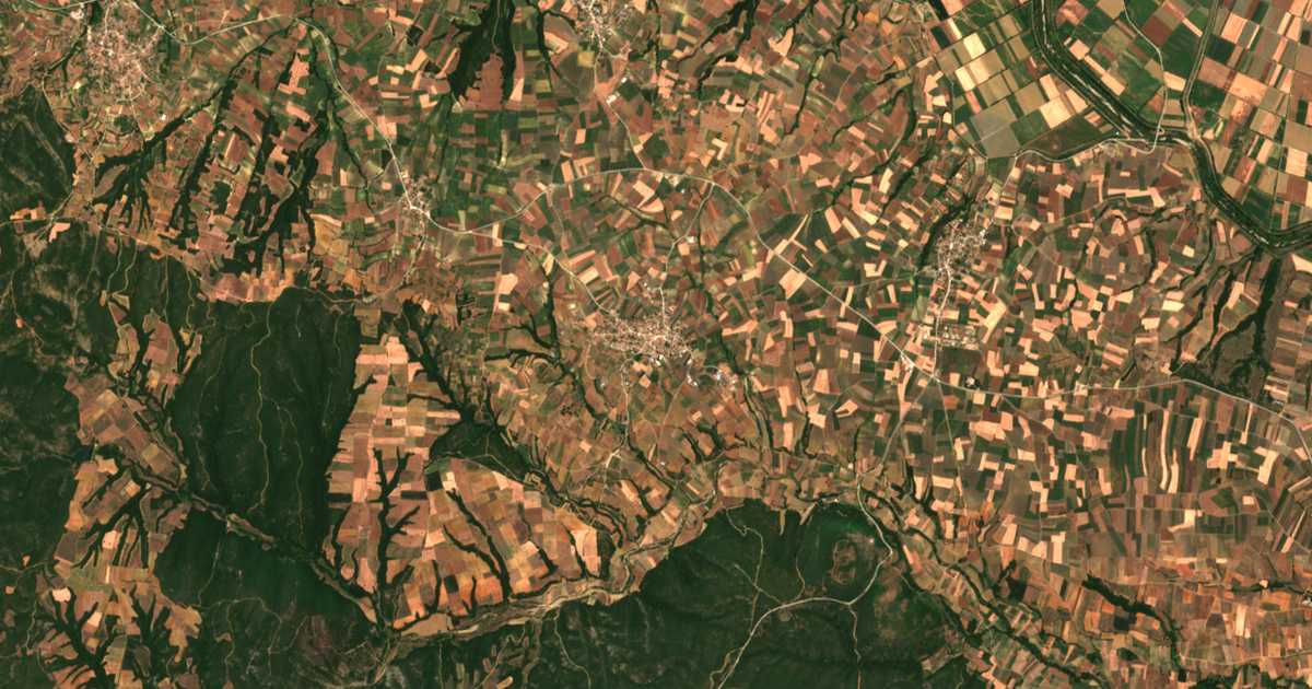 Carte satellite de Aspronéri