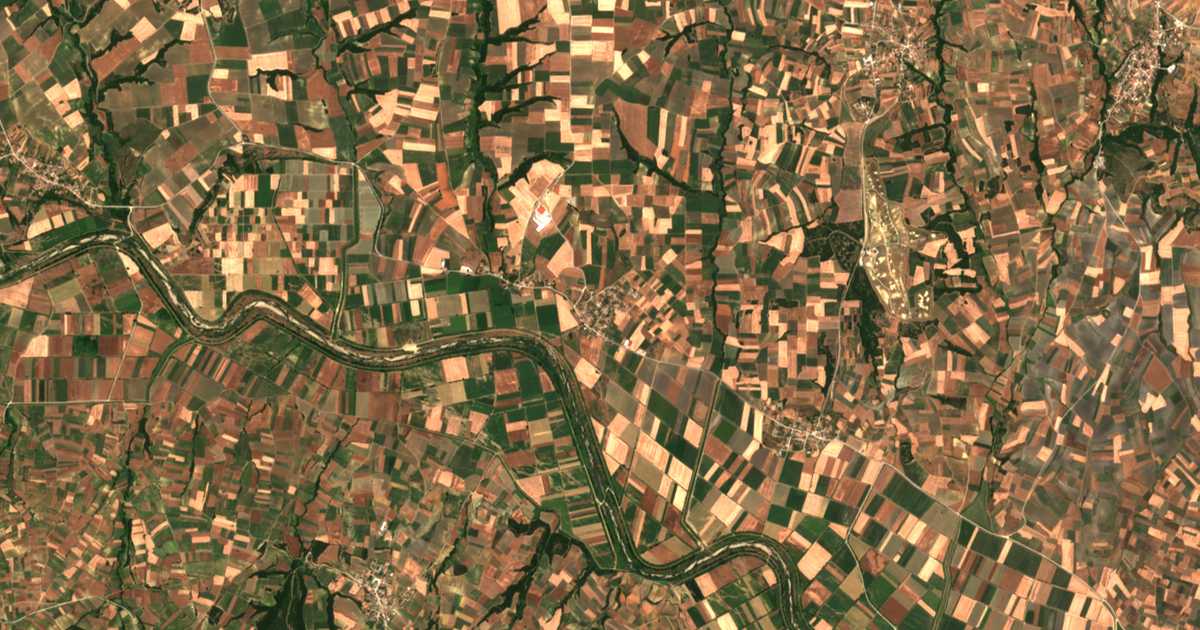 Carte satellite de Elafochóri