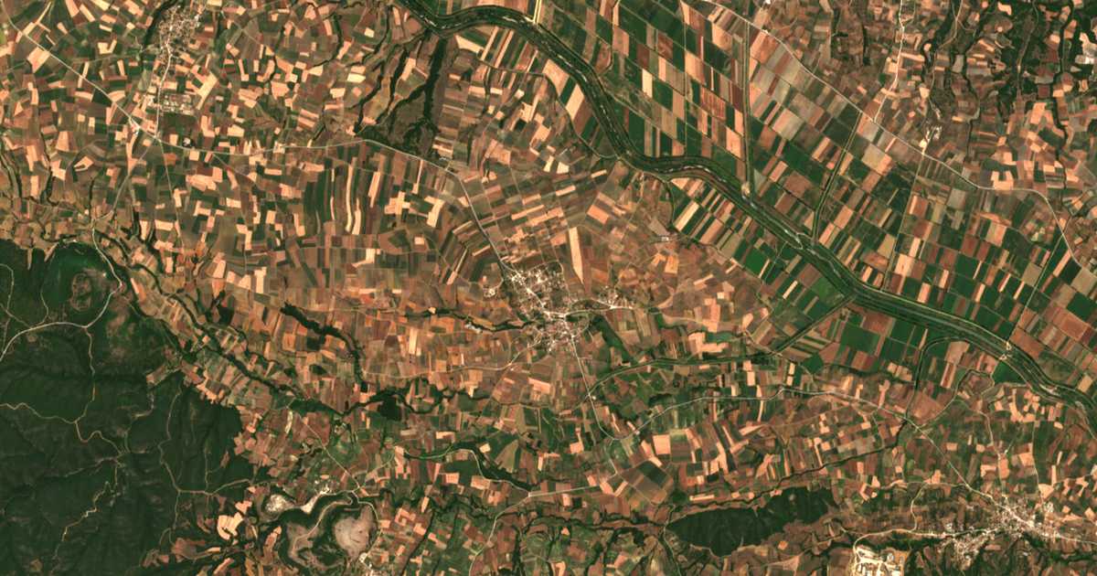 Carte satellite de Kyaní
