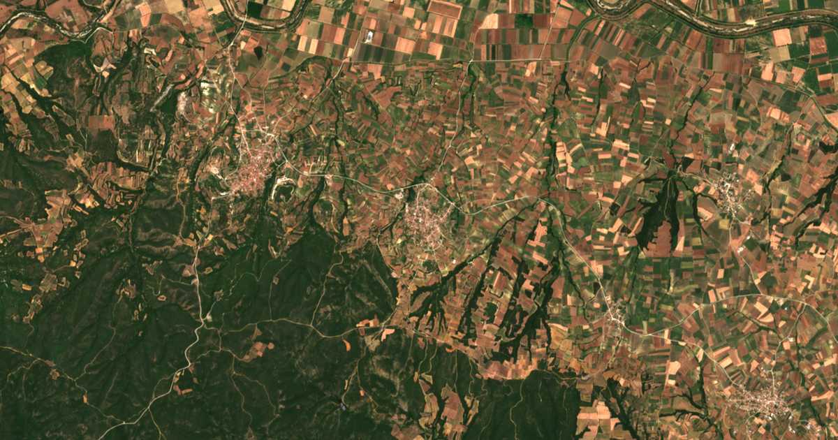 Carte satellite de Palioúri
