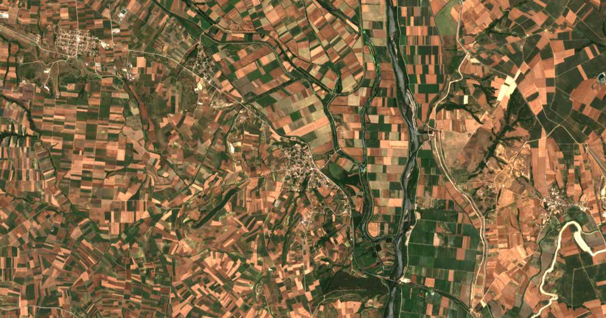 Carte satellite de Pýthio