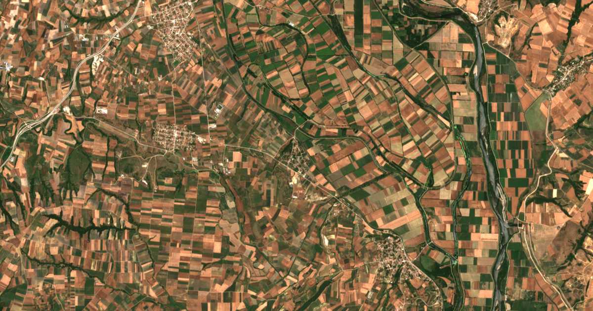 Carte satellite de Rígio