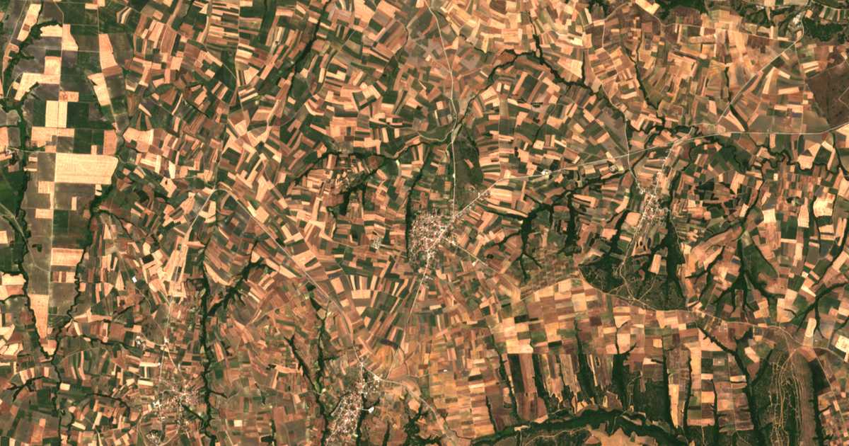 Carte satellite de Ampelákia